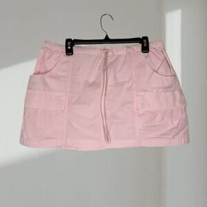 NWT Good American Utility Mini Skirt – Bubblegum Pink (Women’s Large)